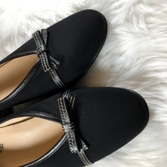 Rangoni Leather Almond Toe Chunky Heel Career Shoe - Picture 2 of 8